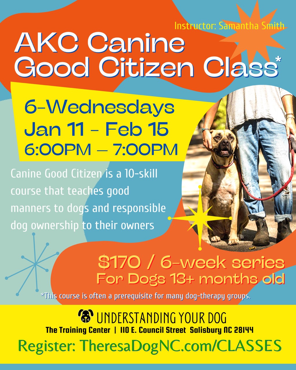 AKC Canine Good Citizen 6-Week Class - Understanding Your Dog